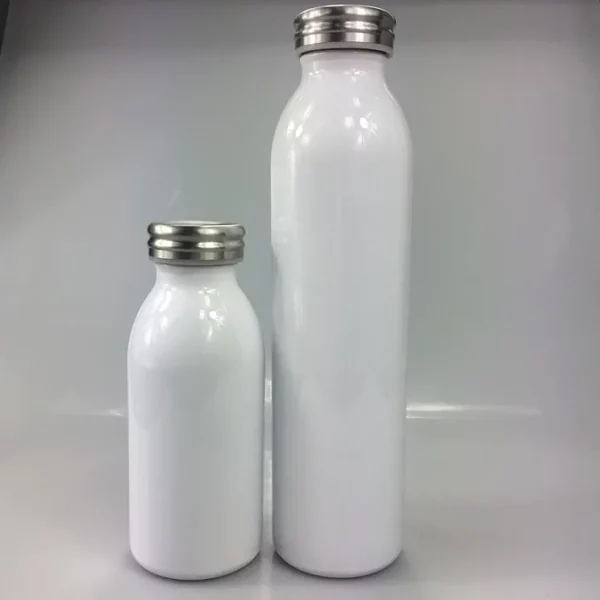 DIY Heat Sublimation 12oz/20oz Milk Bottles Stainless Steel Milk Flask with Lids Kids Double Wall Vacuum Insulated Water Bottle