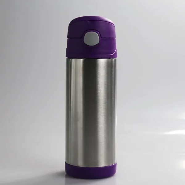 12oz Flask for Kids 350ml Sippy Cup Stainless Steel Vacuum Insulated Water Bottle Travel Coffee Cup in stock - Image 2