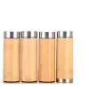 Bamboo Stainless Steel Vacuum Mug Car Straight Water Bottle Purple Clay Liner Handy Tumbler Business Gift - Image 2